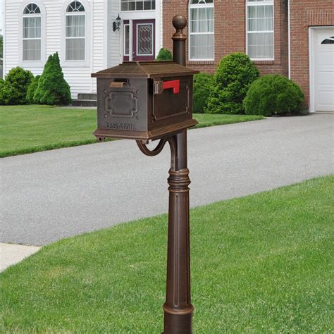 metal house mailbox|standing mailboxes for private residence.